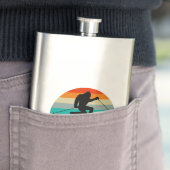 Bigfoot Telemark Skifahren Rainbow Flachmann (Beispiel)