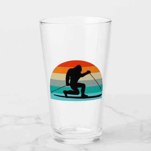 Bigfoot Telemark Skifahren Rainbow Glas (Vorderseite)