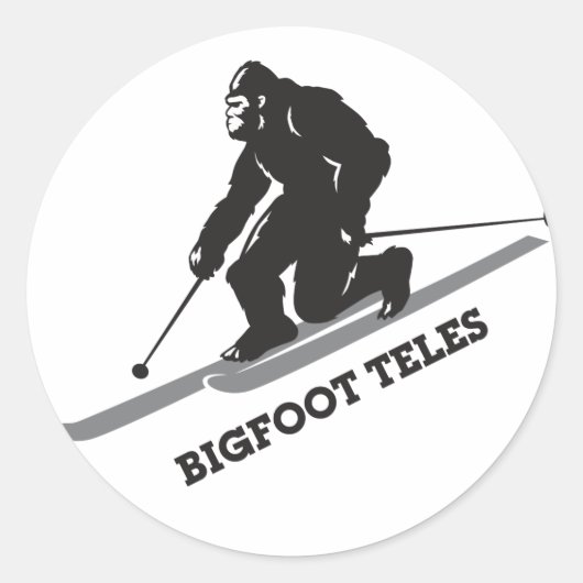 Bigfoot Teles Sticker (Vorderseite)