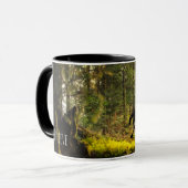 Bigfoot Tennis Forest Tasse (Vorderseite Links)