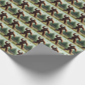 Bigfoot Tennis Geschenkpapier (Ecke)
