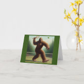 Bigfoot Tennis Karte (Gelbe Blume)