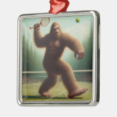 Bigfoot Tennis Ornament Aus Metall (Links)