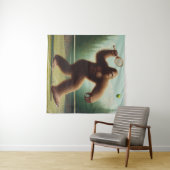 Bigfoot Tennis Wandteppich (Beispiel (Horizontal))