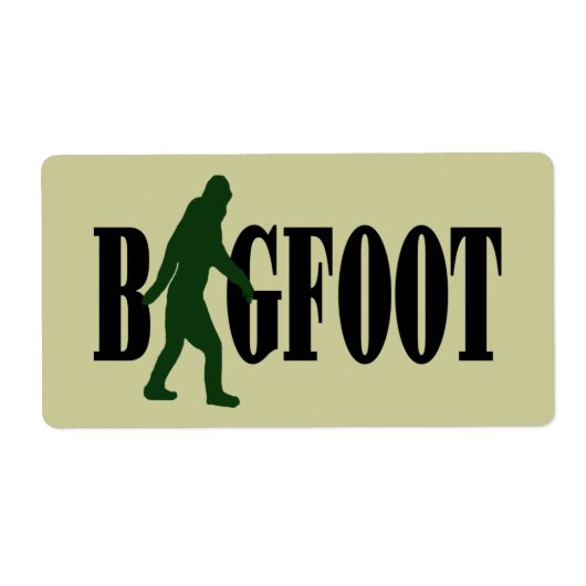 Bigfoot Text & Green Squatch Grafik (Vorne)