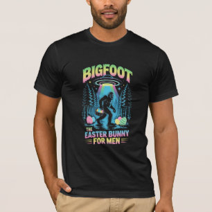 Bigfoot The Easter Bunny Herren T-Shirt Sasquatch