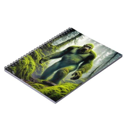 Bigfoot, The Green Machine - SpiralNotebook Notizblock (Linke Seite)