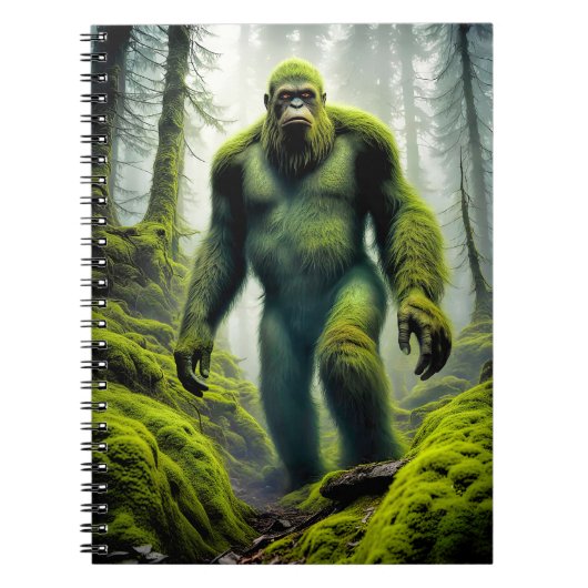 Bigfoot, The Green Machine - SpiralNotebook Notizblock (Vorderseite)