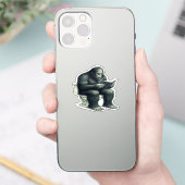 Bigfoot Toilet  Aufkleber (Telefon)