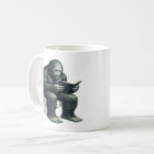 Bigfoot-Toilette Kaffeetasse (Vorderseite Links)