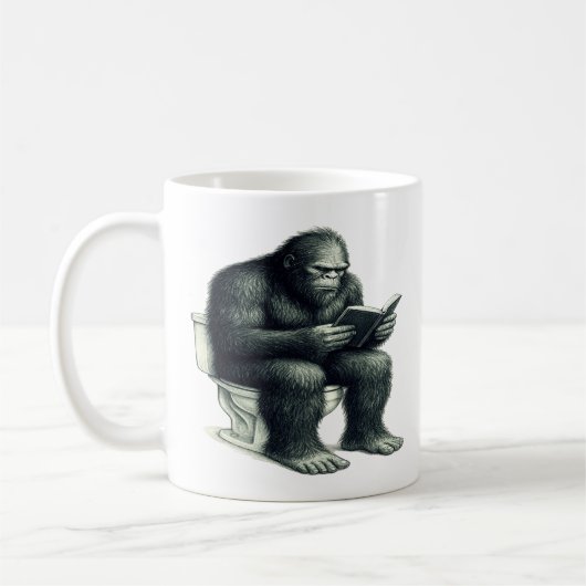 Bigfoot-Toilette Kaffeetasse (Links)