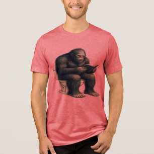 Bigfoot-Toilette Tri-Blend Shirt