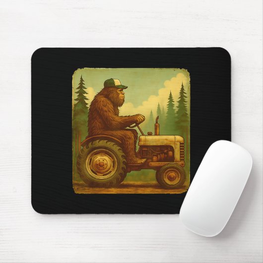 Bigfoot Tractor Farmer Design For Men Farming Farm Mousepad (Mit Mouse)