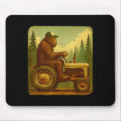 Bigfoot Tractor Farmer Design For Men Farming Farm Mousepad (Vorne)