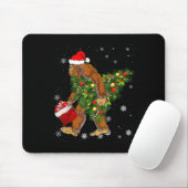 Bigfoot Tragend Weihnachtsbaum Sasquatch Glaube Mousepad (Mit Mouse)