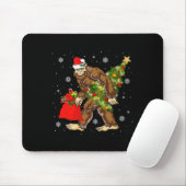 Bigfoot Tragend Weihnachtsbaum Sasquatch Glaube Mousepad (Mit Mouse)