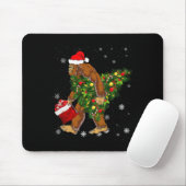Bigfoot Tragend Weihnachtsbaum Sasquatch Glaube Mousepad (Mit Mouse)