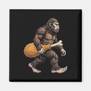 Bigfoot trägt Sasquatch-Liebhaber von Hühnerschleg Magnet
