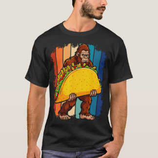 Bigfoot trägt Taco Lustiges Cinco De Mayo Jungen T-Shirt