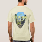 Bigfoot Trail (Pfeilspitze) T-Shirt (Rückseite)
