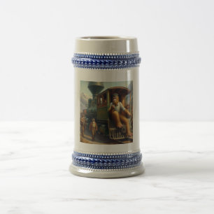 Bigfoot Train Engineer Bierglas