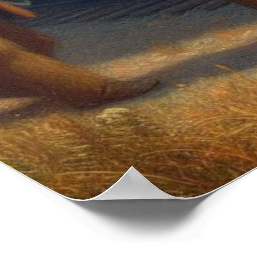 Bigfoot Train Engineer Poster (Ecke)