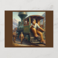 Bigfoot Train Engineer