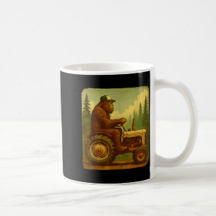 Bigfoot-Traktor-Bauer-Design für Männer Landwirtsc Kaffeetasse