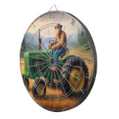 Bigfoot Traktor Dartscheibe (Vorderseite rechts)