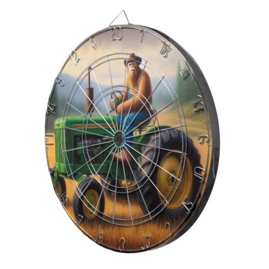 Bigfoot Traktor Dartscheibe (Vorderseite rechts)