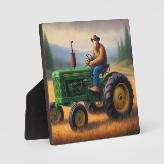 Bigfoot Traktor Fotoplatte (Vorderseite)