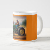 Bigfoot Traktor Jumbo-Tasse (Vorderseite Rechts)