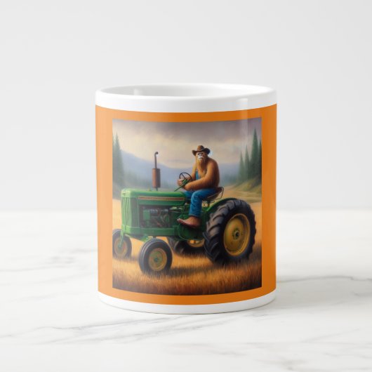 Bigfoot Traktor Jumbo-Tasse (Vorderseite)