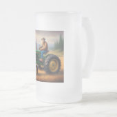 Bigfoot Traktor Mattglas Bierglas (VorderseiteRechts)