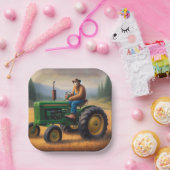 Bigfoot Traktor Pappteller (Party)