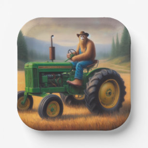 Bigfoot Traktor Pappteller