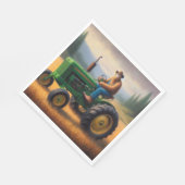 Bigfoot Traktor Serviette (Ecke)