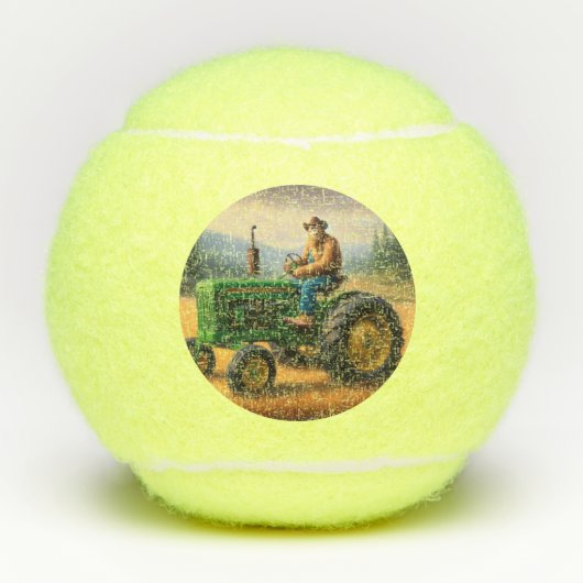 Bigfoot Traktor Tennisbälle (Vorderseite)