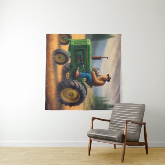 Bigfoot Traktor Wandteppich (Beispiel (Horizontal))