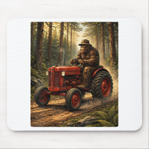 Bigfoot-Traktordesign für Farmer-Daddy-Bauernhof Mousepad