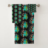 Bigfoot trifft Alien Badhandtuch Set (Insitu)