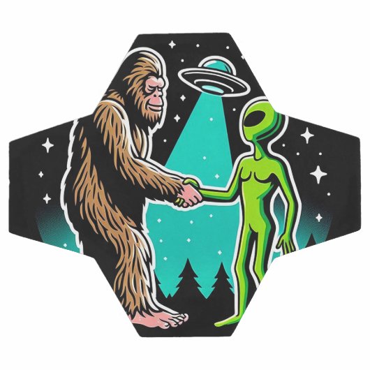 Bigfoot trifft Alien Fußball (Flach)