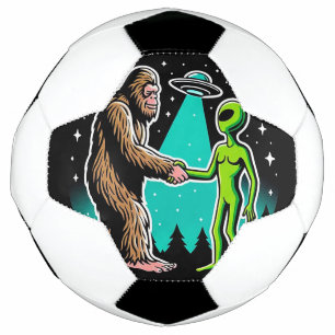 Bigfoot trifft Alien Fußball