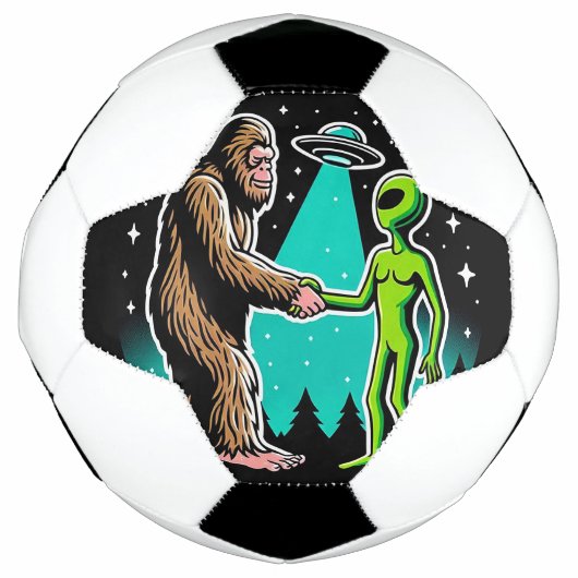 Bigfoot trifft Alien Fußball (Vorderseite)