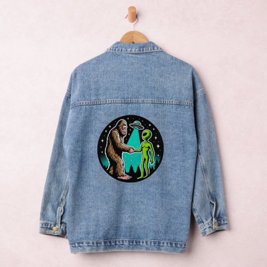 Bigfoot trifft Alien Jeansjacke (Hangar)