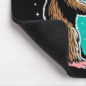 Bigfoot trifft Alien Mousepad (Ecke)