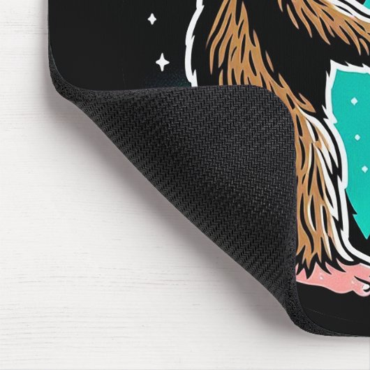 Bigfoot trifft Alien Mousepad (Ecke)