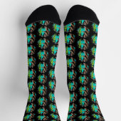 Bigfoot trifft Alien Socken (Oben)