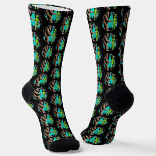 Bigfoot trifft Alien Socken