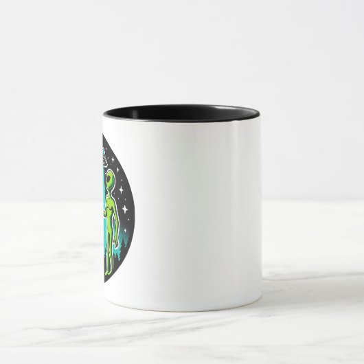 Bigfoot trifft Alien Tasse (Zentrum)